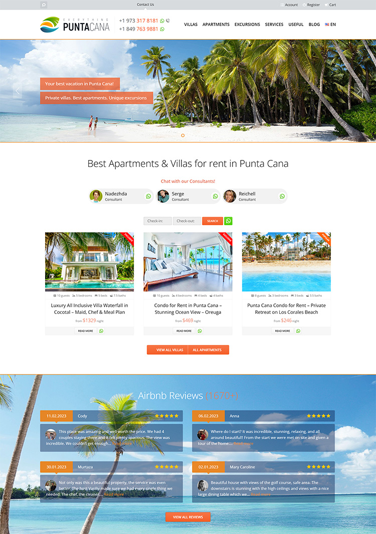 Airbnb Website – Full Sync - eCommerce Website Development